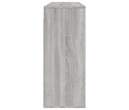 Armario de pared madera contrachapada gris Sonoma 80x33x80 cm