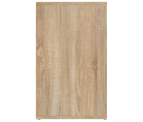 vidaXL Mesita de noche madera contrachapada roble sonoma 50x36x60 cm