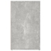 vidaXL Mesita de noche madera contrachapada gris hormigón 50x36x60 cm