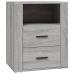 vidaXL Mesita de noche madera contrachapada gris Sonoma 50x36x60 cm