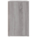 vidaXL Mesita de noche madera contrachapada gris Sonoma 50x36x60 cm