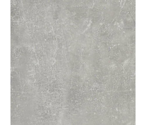 vidaXL Mesita de noche madera contrachapada gris hormigón 60x36x45 cm