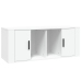 Mueble para TV madera contrachapada blanco 100x35x40 cm