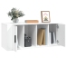 Mueble para TV madera contrachapada blanco 100x35x40 cm