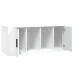 Mueble para TV madera contrachapada blanco 100x35x40 cm