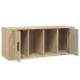 Mueble para TV madera contrachapada color roble 100x35x40 cm