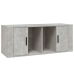 Mueble para TV contrachapada gris hormigón 100x35x40 cm