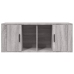 Mueble de TV madera contrachapada gris Sonoma 100x35x40 cm