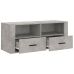 Mueble para TV contrachapada gris hormigón 100x35x40 cm