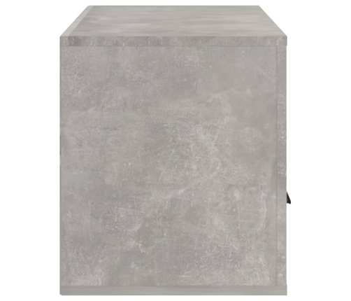 Mueble para TV contrachapada gris hormigón 100x35x40 cm