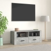 Mueble para TV contrachapada gris hormigón 100x35x40 cm