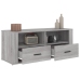 Mueble de TV madera contrachapada gris Sonoma 100x35x40 cm