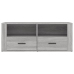 Mueble de TV madera contrachapada gris Sonoma 100x35x40 cm