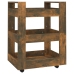 Carrito de cocina madera contrachapada roble ahumado 60x45x80cm