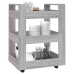 Carrito de cocina madera contrachapada gris Sonoma 60x45x80 cm