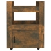 Carrito de cocina madera contrachapada roble ahumado 60x45x80cm