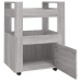 Carrito de cocina madera contrachapada gris Sonoma 60x45x80 cm