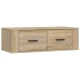 Mueble TV colgante madera contrachapada roble Sonoma 80x36x25cm