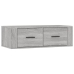 Mueble TV colgante madera contrachapada gris Sonoma 80x36x25 cm