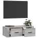 Mueble TV colgante madera contrachapada gris Sonoma 80x36x25 cm