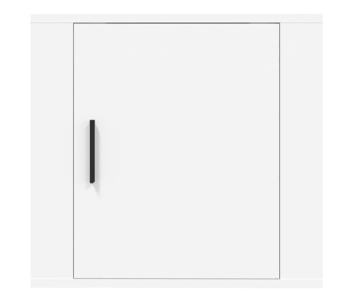 vidaXL Mesitas de noche de pared 2 uds blanco 50x30x47 cm