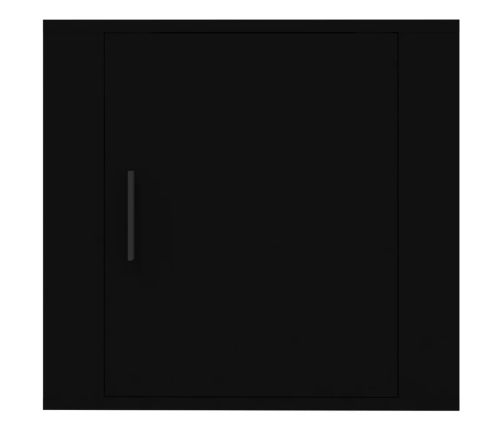 Mesitas de noche de pared 2 uds negro 50x30x47 cm