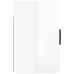 Mesitas de noche de pared 2 uds blanco brillante 50x30x47 cm