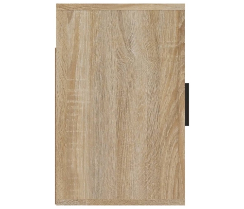 vidaXL Mesitas de noche de pared 2 uds color roble Sonoma 50x30x47 cm