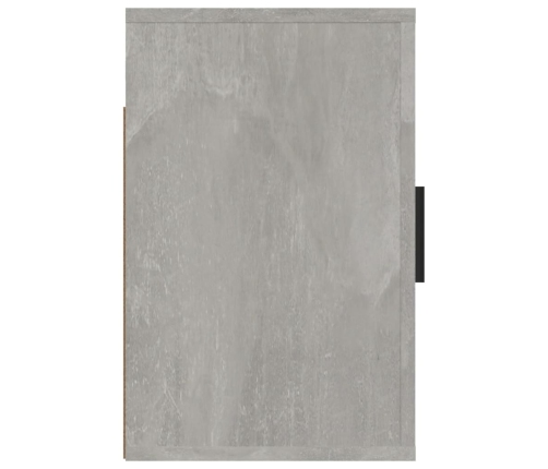 vidaXL Mesitas de noche de pared 2 uds gris hormigón 50x30x47 cm