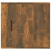 Mesitas de noche de pared 2 uds color roble ahumado 50x30x47 cm