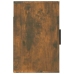 Mesitas de noche de pared 2 uds color roble ahumado 50x30x47 cm