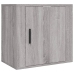 Mesitas de noche de pared 2 uds gris Sonoma 50x30x47 cm