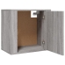 Mesitas de noche de pared 2 uds gris Sonoma 50x30x47 cm