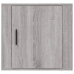 Mesitas de noche de pared 2 uds gris Sonoma 50x30x47 cm