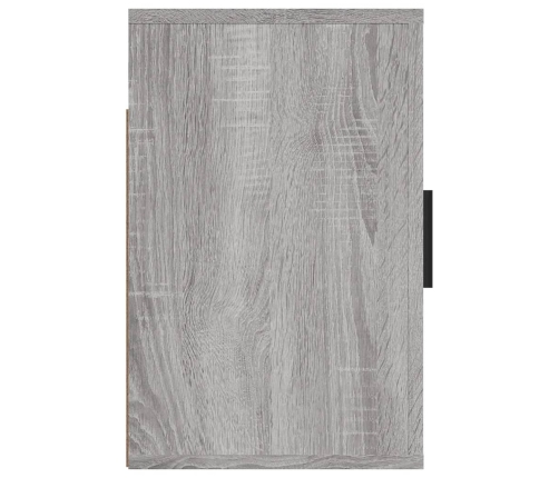 Mesitas de noche de pared 2 uds gris Sonoma 50x30x47 cm