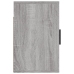 Mesitas de noche de pared 2 uds gris Sonoma 50x30x47 cm