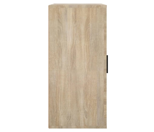 Aparador madera contrachapada color roble Sonoma 40x33x70 cm