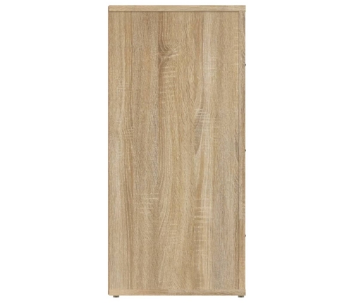 Aparador madera contrachapada color roble Sonoma 40x33x70 cm