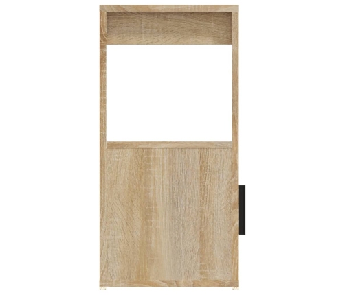 Aparador madera contrachapada color roble Sonoma 80x30x60 cm