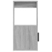 Aparador de madera contrachapada gris Sonoma 80x30x60 cm