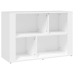 Aparador de madera contrachapada blanco 80x30x54 cm