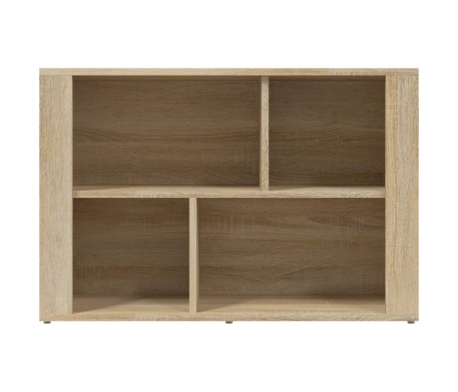 Aparador madera contrachapada color roble Sonoma 80x30x54 cm