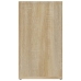 Aparador madera contrachapada color roble Sonoma 80x30x54 cm