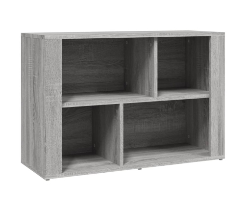 Aparador de madera contrachapada gris Sonoma 80x30x54 cm