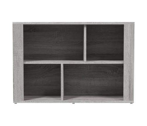 Aparador de madera contrachapada gris Sonoma 80x30x54 cm