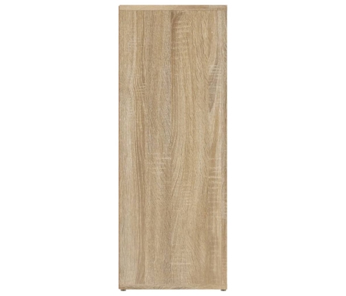 Aparador madera contrachapada color roble Sonoma 80x30x80 cm