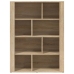 Aparador madera contrachapada color roble Sonoma 80x30x106 cm