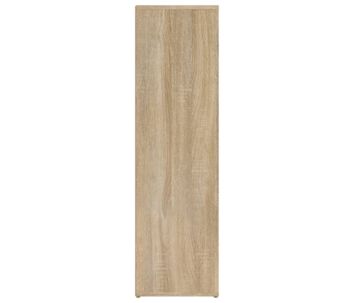 Aparador madera contrachapada color roble Sonoma 80x30x106 cm