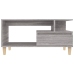 Mesa de centro madera contrachapada gris Sonoma 90x49x45 cm