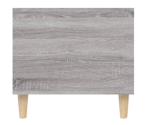 Mesa de centro madera contrachapada gris Sonoma 90x49x45 cm